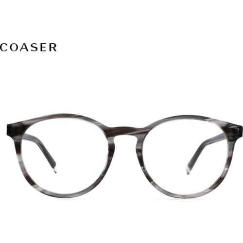 Great Round Glasses Frame Men Trend Vintage Women Lightweight Acetate Fullrim Optical Prescription Eyeglasses Eyewear