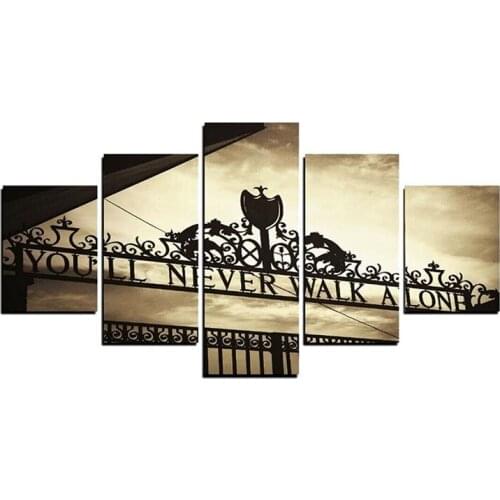 5 Canvas Pictures Panel Posters Frameless Canvas Pictures Set Split Wall Art Decorations Approx 20x30cm+20x40cm+20x50CM