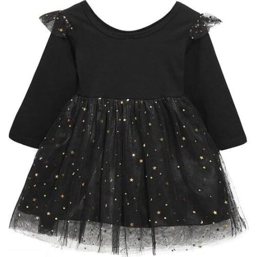 Baby Girl Dress 2021 Winter Kids long sleeves Dresses Girls Cotton Solid Print Princess Dress Children Casual Kids Clothing