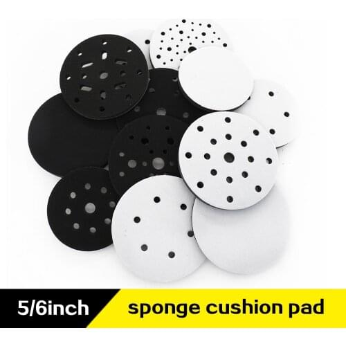 5/6inch Interface Cushion Pad Soft Sponge Pad Dust-free Surface Protection Pad Hook and Loop Backing Pad for Sanding Disc（1pc)