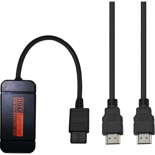Professional HDMI-compatible Converter Adapter Digital Analog HD 720P Adapter Cable for Nintend NGC/ N64/ SNE Game Console