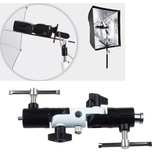Adjustable Flash Shoe Umbrella Holder /Tripod Light Stand U-shape Bracket