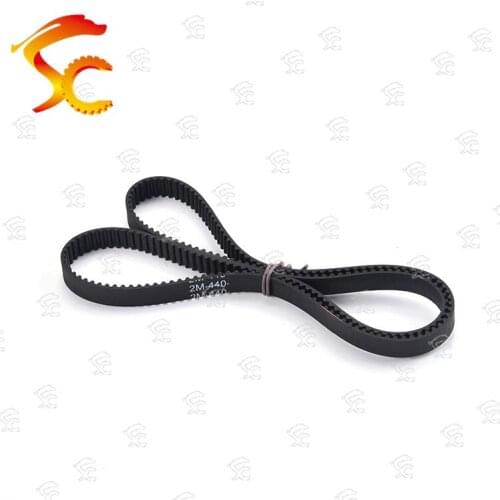 10pcs/LOT 2GT 400/440/488 closed loop rubber GT2 400mm/440mm/488mm timing belt width 6mm/9mm/10mm/12mm/15mm for 3D printer