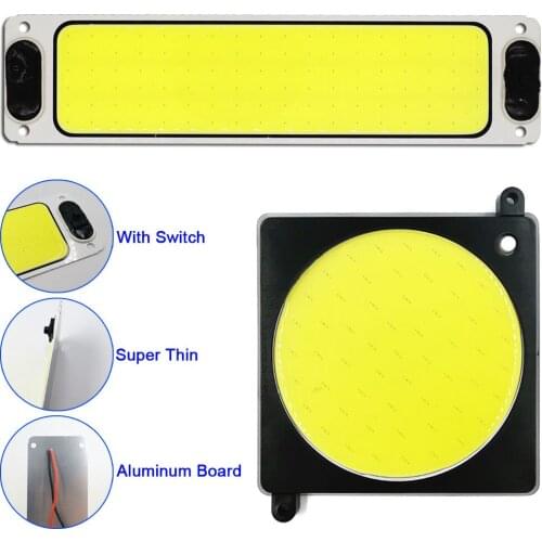 10-30V IP67 Waterproof 20W 10W Cold White 12V 24V COB LED Light for Car Truck Indoor Reading Light Work Lamp DIY