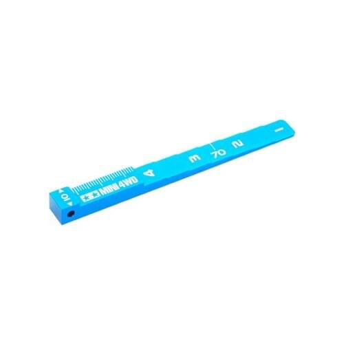 Tamiya Mini 4WD Racer Parts Metal Sky Blue Precision Shunting Ruler Inspection Ruler-tool 95300 For 4wd Accessories