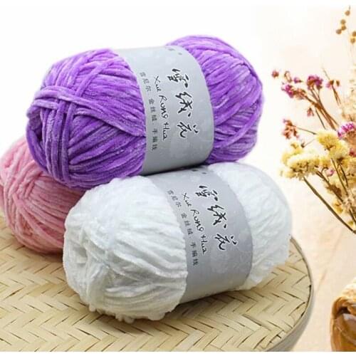Warm Woolen Thread DIY Sweater Material Soft Scarf Accessories Woolen Thread Stylish Knitted Accessories Skin-friendly 100g/roll