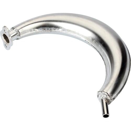 Bicycle Banana Muffler Exhaust Mini Motor Exhaust Muffle Stovepipe Fits 49cc 50cc 60cc 66cc 80cc Motorized Bike 2-Stroke Engine