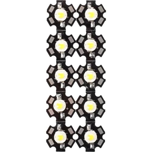 WSFS Hot 10 pieces 3W High Power Warm White LED Light Lamp Bulbs