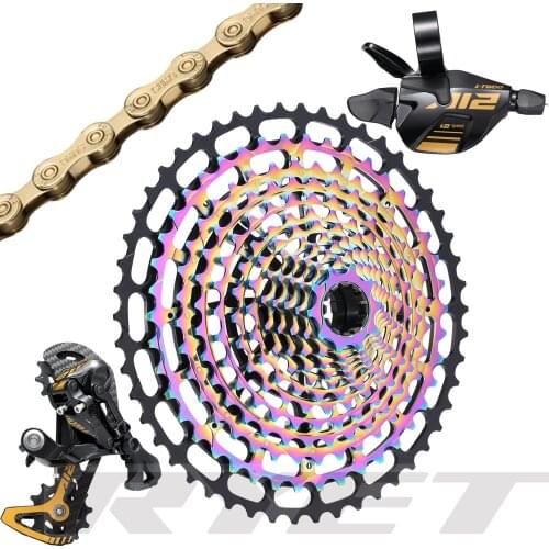 MTB Mountain Bike Groupset LTWOO AT 12 Speed Shifter + Rear Derailleurs + 12s 10-50T Cassette 12v + SUMC 12s XL Bike Chain