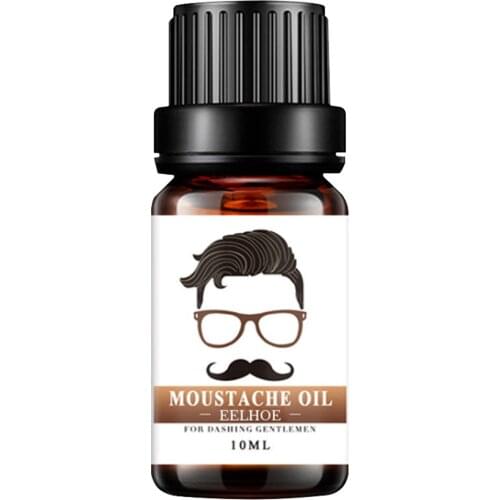 10ml Men Beard Growth Oil Kit Soften Hair Growth Nourishing Enhancer Beard Styling Mustache Oil Leave-In Conditioner Beard Care