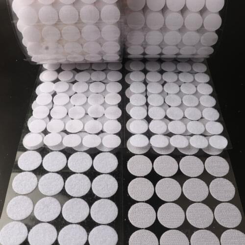 20Mm Round Velcro with Adhesive Dots Mother and Child Sticker Kindergarten Manual Double-Sided Self-Adhesive Non-Slip Mat