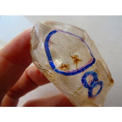 71g Natural Quartz Crystal Herkimer Diamond W 1 Moving ENHYDRO Bubble