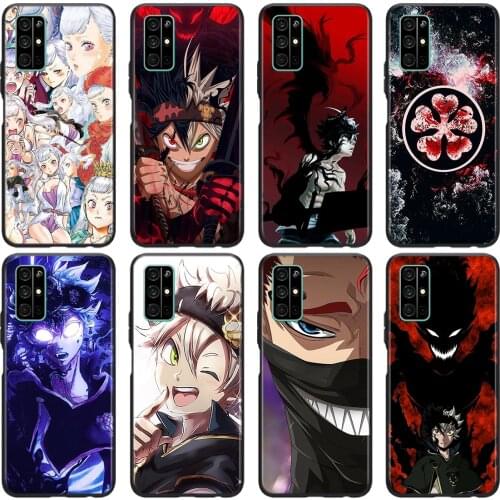 Black Clover Anime Soft TPU Cover For Honor 9 10 X10 9A 9C 9S 9N 10i 10X 9X Lite Pro 5G Phone Case Shell