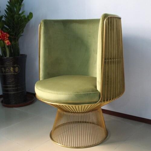 Wine glass leisure single person sofa red chair living room single backrest sofa