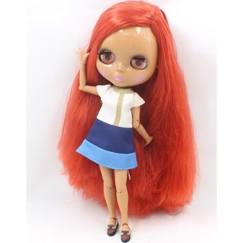 Joint body Nude blyth Doll, Factory doll, black skin 526