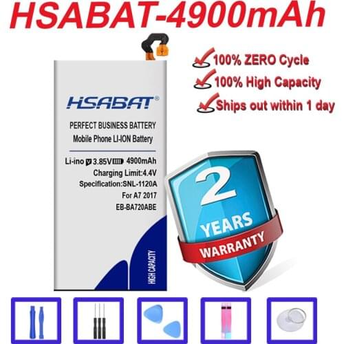 Top Brand 4300mAh EB-BA720ABE Battery for Samsung Galaxy A7 2017 SM-A720 A720F A720S Galaxy J7 Pro SM-J730F / J7 2017