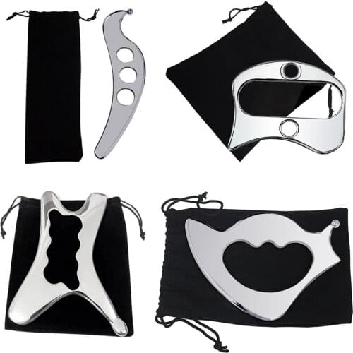 Stainless Steel Tissue Therapy Muscle Massage IASTM Tools Whole Body Relaxation Deep Tissue Recovery Promote Blood