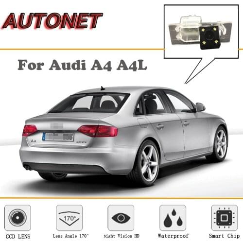 AUTONET Rear View camera For Audi A4 A4L 8E 8H B8 B9 4D sedan 5D wagon 2013~2019/CCD/Reverse Camera/license plate camera