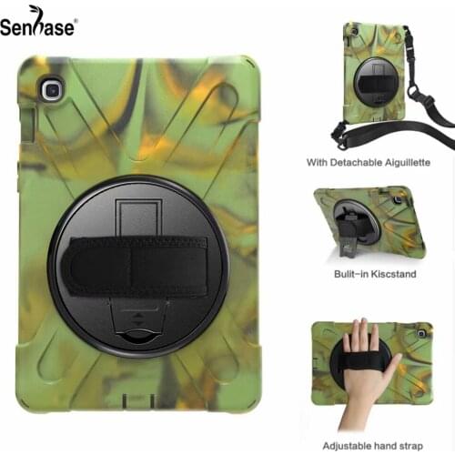 Shockproof Kids Safe PC Silicon Hybrid Stand Tablet Cover For Samsung Galaxy Tab S5e 10.5 inch SM T720 T725 Shoulder Strap Case