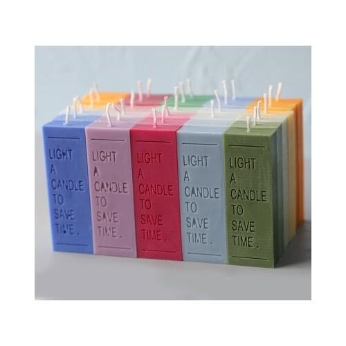 PRZY Long Shaped Letter Candle Mould Silicone Mold Soap Molds Gypsum Chocolate Scented Candle Molds Cake Mould Clay Resin