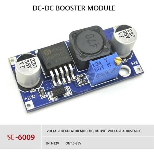 SE-6009 DC-DC Booster Module Power Module Output Adjustable Voltage Stabilizer LM2577 Module