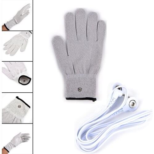 Adult EroticToys for Male Female Orgasm Offbeat Shock Conductive Massage Gloves Therapy Massager Shock Conversion Line