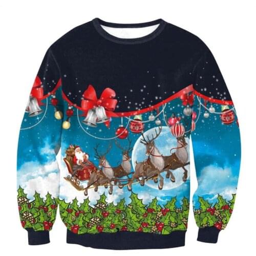 3D Print New Years sweaters men ugly xmas Men Christmas pullover Kinnted mens winter christmas men sweater Large Size Clothes