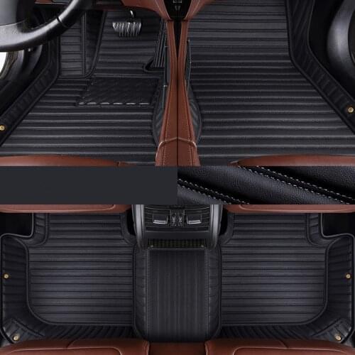 High quality! Custom special car floor mats for Tesla Model 3 2021 non-slip waterproof durable carpets for Model 3 2022-2017