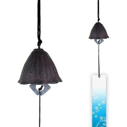 Japanese Furin Windchime Nanbu Cast Iron Metal Temple Garden Home Decor