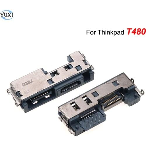 YuXi 1pc New Laptop DC Power Jack For Lenovo Thinkpad T480 Type C connector DC Power Socket Charging Port Replacement Parts
