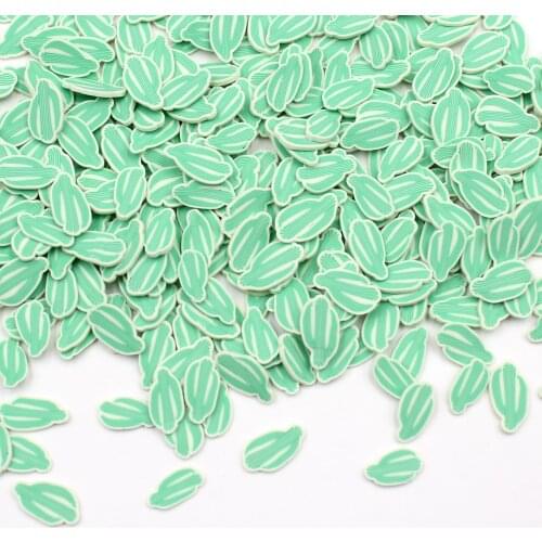 100g/lot Cactus Polymer Clay Cactaceae Sprinkles for Arts and Mobile Decoration DIY Crafts Filler Accessories