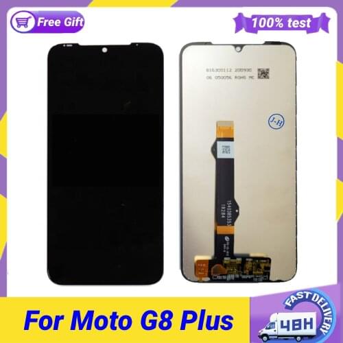 100% Test LCD For Moto G8 Plus XT2019 LCD Display Screen For Motorola Moto G8Plus Display LCD Screen Touch Digitizer Assembly