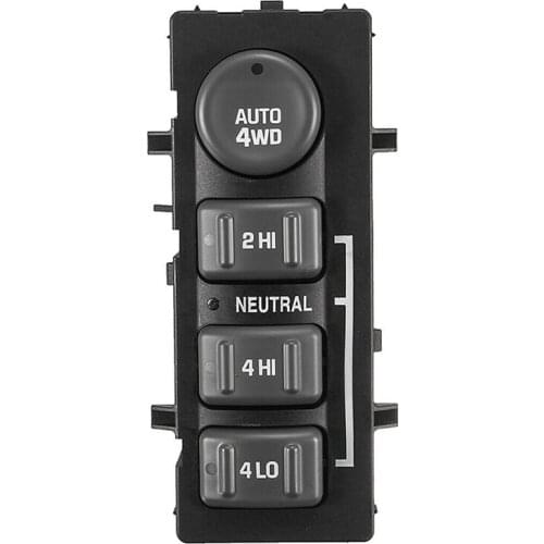 15709327 4 Wheel Drive Control Switch 4WD 4X4 Transfer Case Button for Chevrolet AVALANCHE Silverado TAHOE GMC Sierra