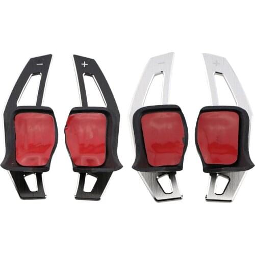 2Pcs/Set Stainless Steel Metal Shift paddles Car Steering Wheel Paddle Shift Shifter Extension For Volkswagen VW Golf 7 MK7