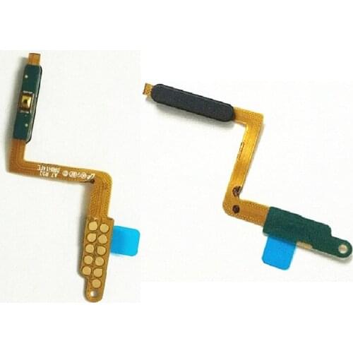 5pcs Fingerprint Touch Sensor Finger Power Switch ON OFF Side Button Key Flex Cable For Samsung A7 2018 A750