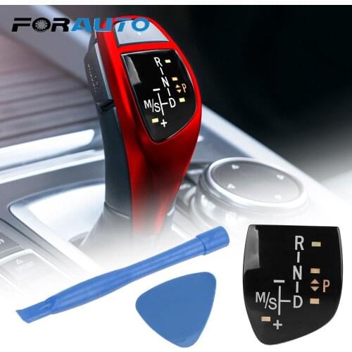 Car Shift Knob Panel Gear Button Cover Emblem M Performance Sticker For BWM Series X1 X3 X5 1 Series 3 Series 5 Series 7 Series