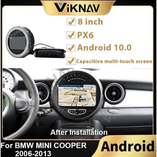 8 Inch touch Screen Android Car Radio For BMW MINI COOPER 2006-2013 Car GPS Navigation Car DVD Automotivo stereo receiver