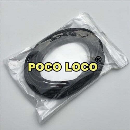 5M Black U Shape Rubber Car Door Edge Protector Anti-collosion Strips Seal Trim Molding Guards