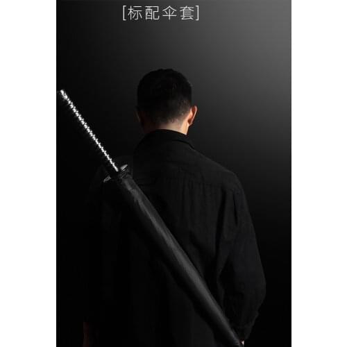 Black Uv Protection Long Handle Windproof Business Outdoor Umbrella Fashion Paraguas Mujer Household Merchandises BD50UU