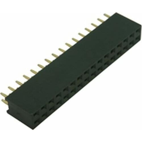 Double Row PCB Header Connector Socket 2x20 Way 2 Pack