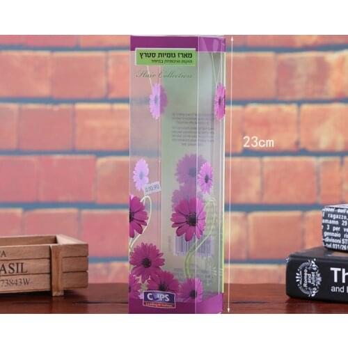 Customized Colorful Printing clear plastic for cosmetic packing box factory,UV Resistant plastic box for candy ---PX20054