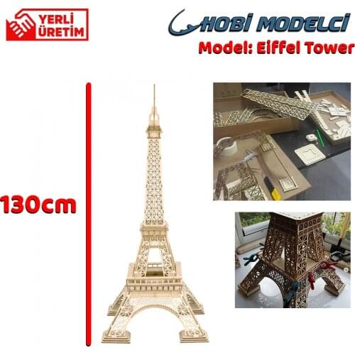 Eiffel Tower Model Kit-Utility Eiffel Tower-3D Puzzle-Wood