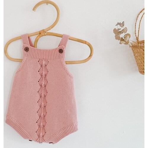 Autumn male and female baby three-dimensional rib knitting wool conjoined handbags fart, triangle climb clothes