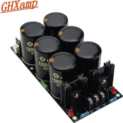 Ghxamp Amplifier Rectifier Filter Power Supply Board 12000UF 63V High Power Schottky Rectifier Filter Power Board For AMP 1pc