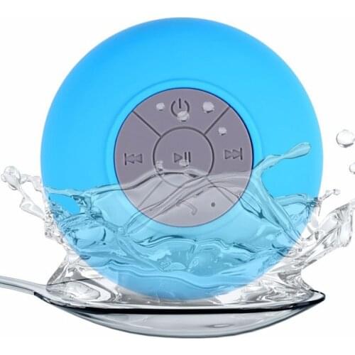 Portable bluetooth speaker wireless speaker waterproof shower kitchen with suction cup mini wireless portable outdoor audio