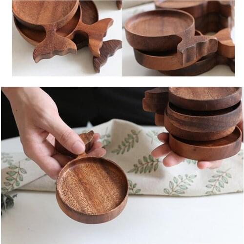 Imitation Fish Shaped Tableware Wooden Japanese Style Barbecue Korean Sushi Tools Dish Dessert Cake Cuisine Plate Plate Kit H6E7