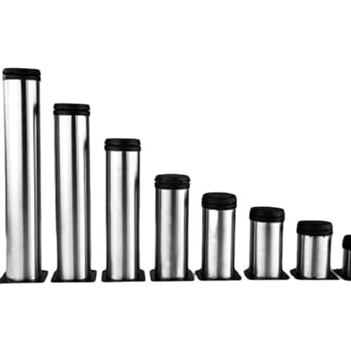 1Pc 5CM-35CM Furniture Adjustable Cabinet Legs Stainless Steel Furniture Legs Cabinet Table Sofa Bed Feet Furniture Legs Feet