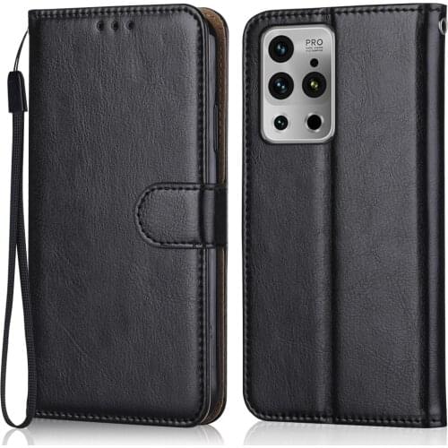 Folio Luxury Leather Case for On Meizu 18 Pro Wallet Stand Flip Case Phone Bag With Strap