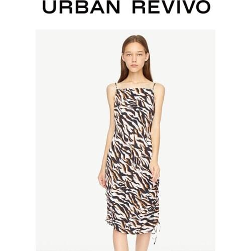 Spring and Summer Youth Womens Style Color Matching Texture Suspender Dress