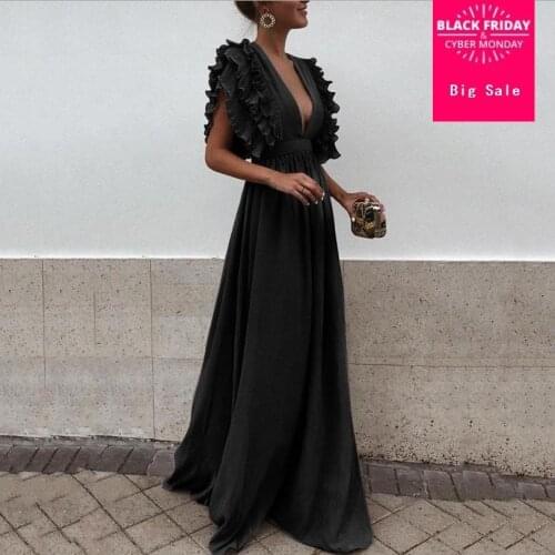 Vinieer Solid Summer Dresses